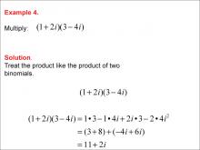 Math Example--Complex Numbers--Multiplying and Dividing Complex Numbers--Example 4