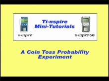 Closed Captioned Video: TI-Nspire Mini-Tutorial: A Probability Simulation of Tossing a Coin Multiple Times (with Bar Graph)