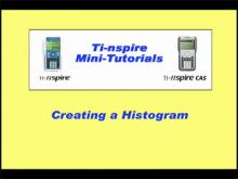 VIDEO: TI-Nspire Mini-Tutorial: Creating a Histogram
