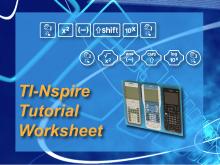 Worksheet: TI-Nspire Mini-Tutorial: Graphing a Scatterplot Using a Graphs and Geometry Window