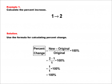 Math Example--Percents-- Percent Change--Example 1