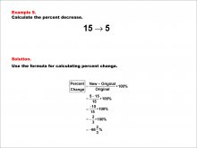 Math Example--Percents-- Percent Change--Example 9