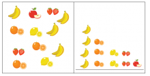 Math Clip Art--Statistics--Fruit Pictograph, Image 1