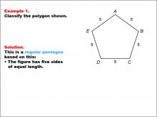 Math Example--Polygons--Polygon Classification: Example 1