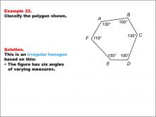 Math Example--Polygons--Polygon Classification: Example 22