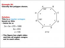Math Example--Polygons--Polygon Classification: Example 30