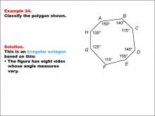 Math Example--Polygons--Polygon Classification: Example 34