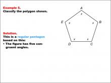 Math Example--Polygons--Polygon Classification: Example 5