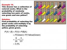 Math Example--Probability Concepts-- Probability: Example 16