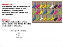 Math Example--Probability Concepts-- Probability: Example 18