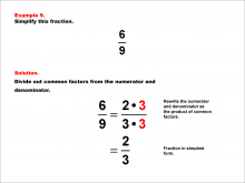 Math Example--Fraction Properties--Simplifying Fractions--Example 9
