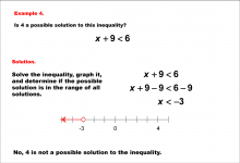 Math Example--Inequalities--Solving One-Variable Inequalities: Example 4