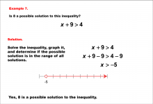 Math Example--Inequalities--Solving One-Variable Inequalities: Example 7