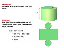 Math Example--Area and Perimeter--Surface Area: Example 9
