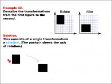 Math Example--Geometric Transformation--Transformations: Example 32