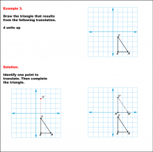 Math Example--Geometric Transformation--Translating Triangles--Example 3