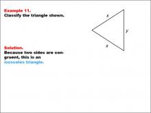 Math Example--Polygons--Triangle Classification: Example 11