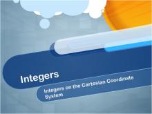 Closed Captioned Video: Integers: Integers on the Cartesian Coordinate System