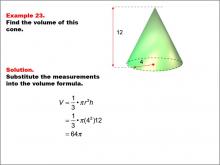 Math Example--Volume Concepts--Calculating Volume: Example 23