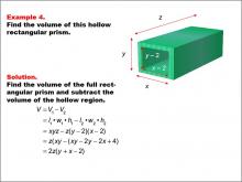 Math Example--Volume Concepts--Calculating Volume: Example 4
