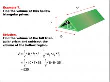 Math Example--Volume Concepts--Calculating Volume: Example 7